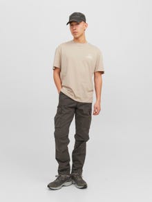 Jack & Jones Carrot fit Cargo kalhoty -Seal Brown - 12216664