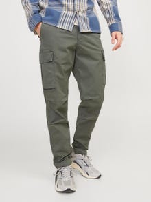 Jack & Jones Παντελόνι Carrot fit Cargo -Agave Green - 12216664