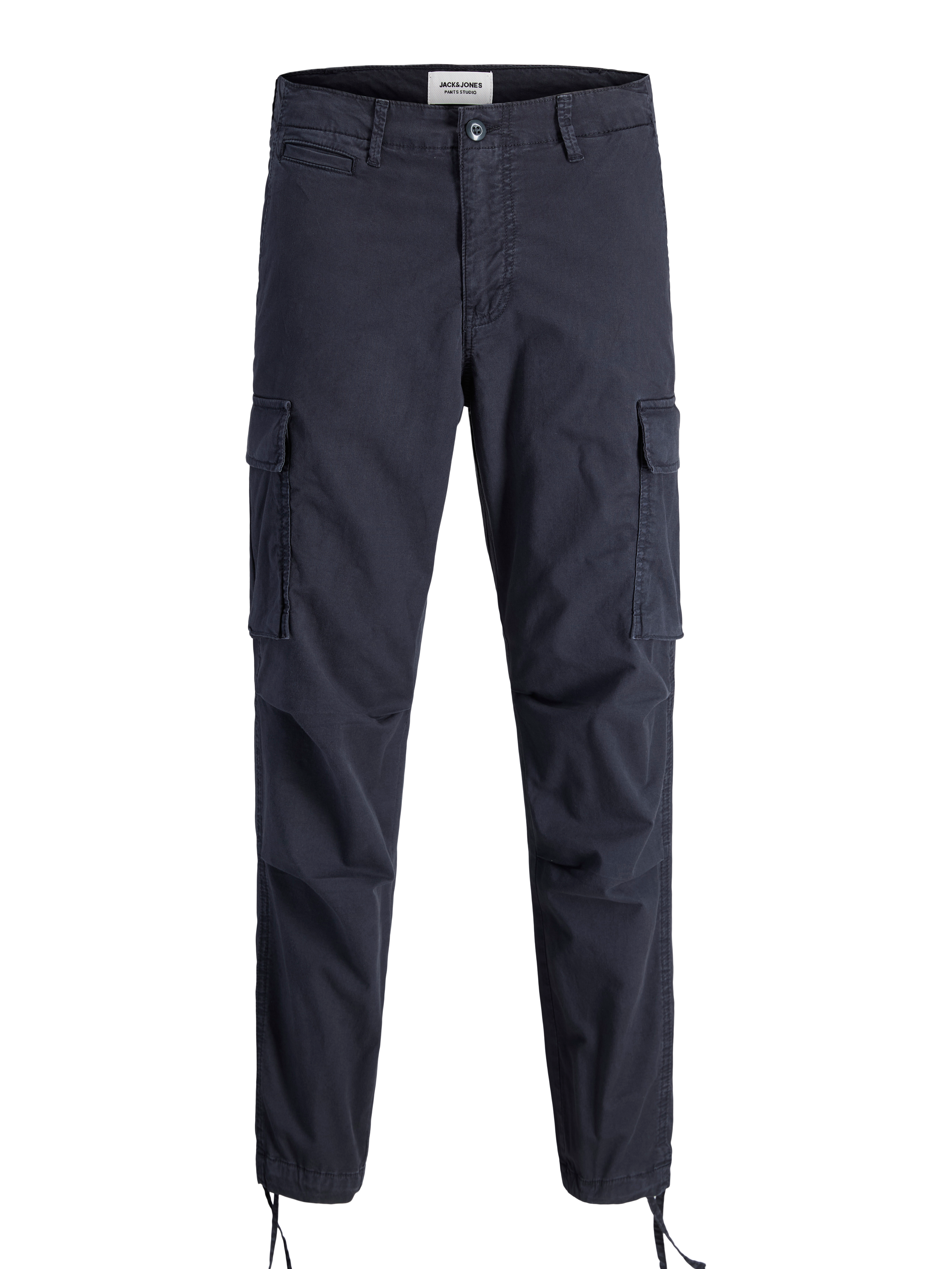 Hosen in großen Größen Jack & Jones JPSTBILL JJCLEAN TAPERED CARGO TROUSERS Black Hosen in großen Größen Jack & Jones JPSTBILL JJCLEAN TAPERED CARGO TROUSERS Black