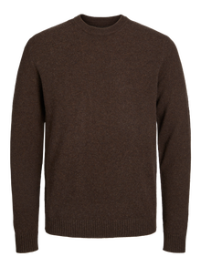Jack & Jones Plain Knitted pullover -Java - 12216799