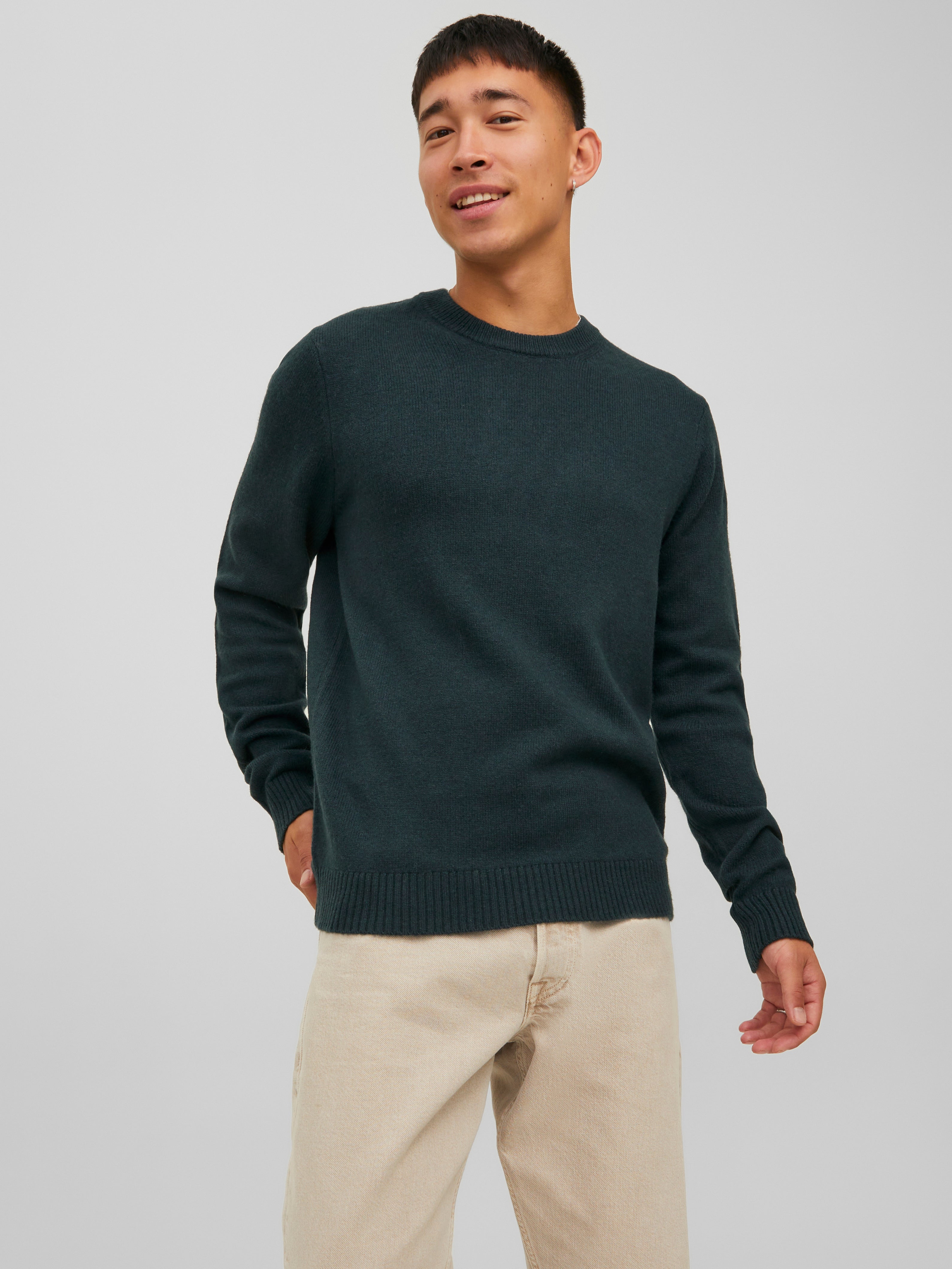 Jack & Jones jumper discount 64% MEN FASHION Jumpers & Sweatshirts Knitted Navy Blue L 