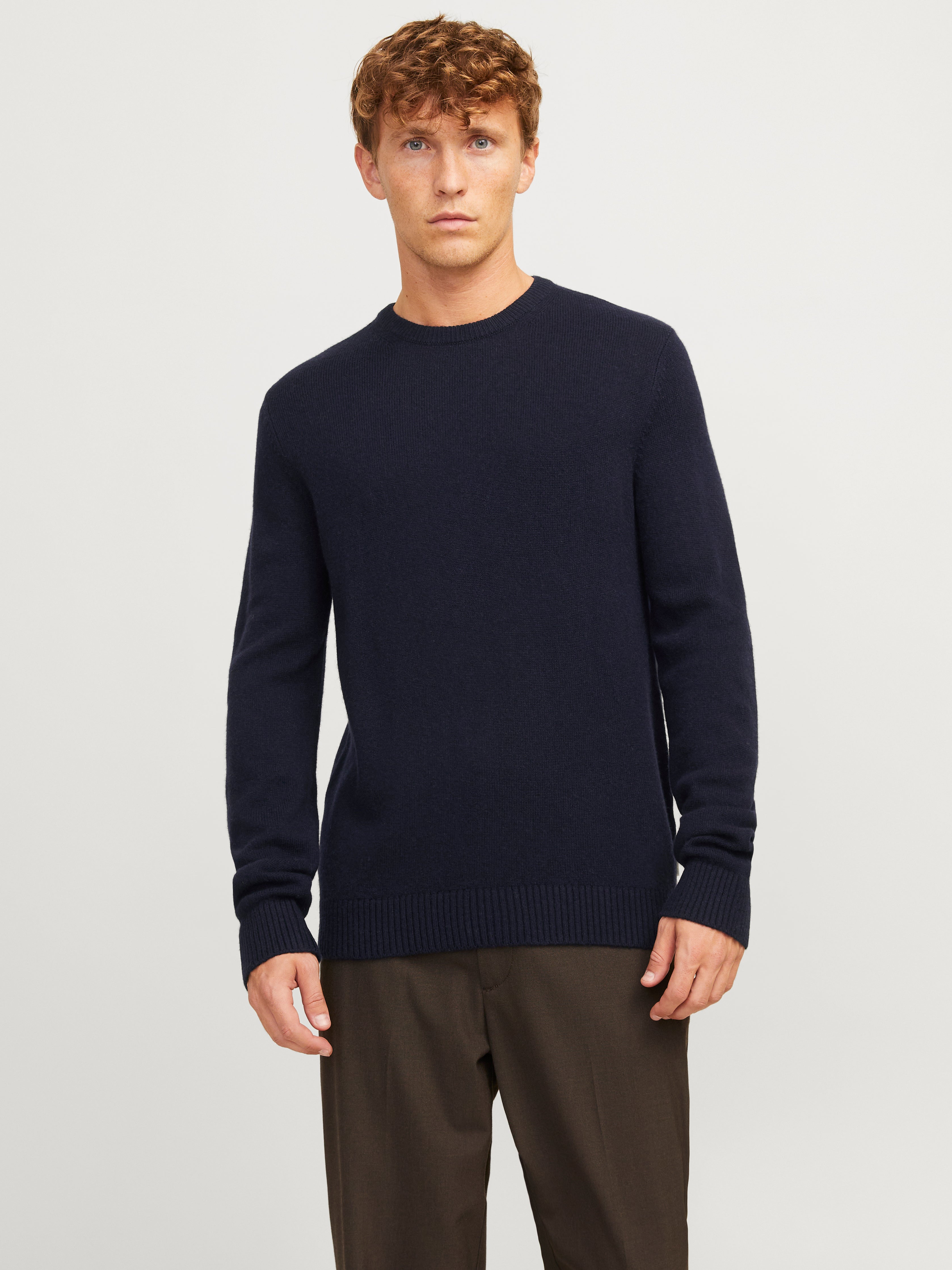 Thumbnail - Einfarbig Strickpullover