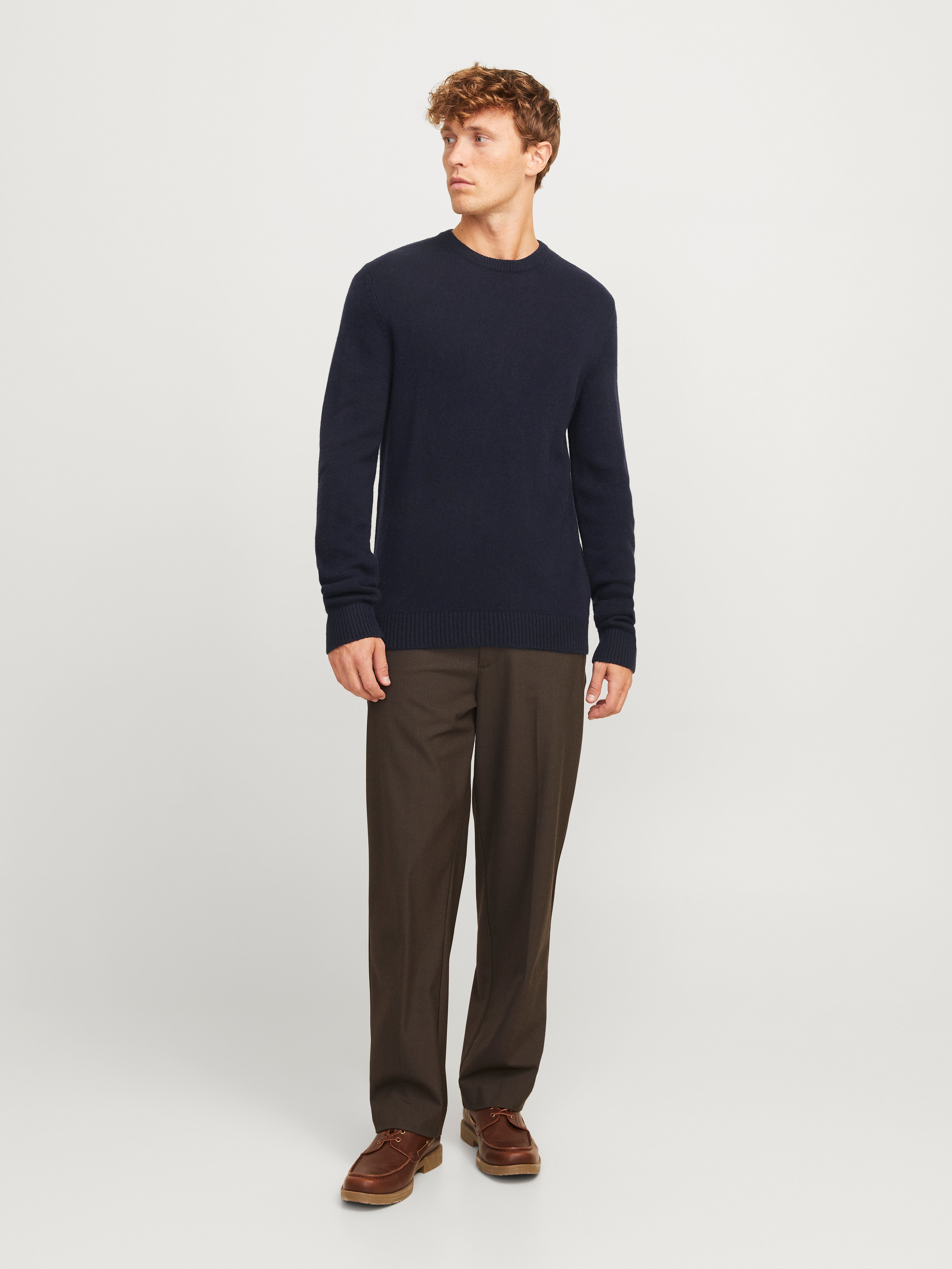 Thumbnail - Einfarbig Strickpullover