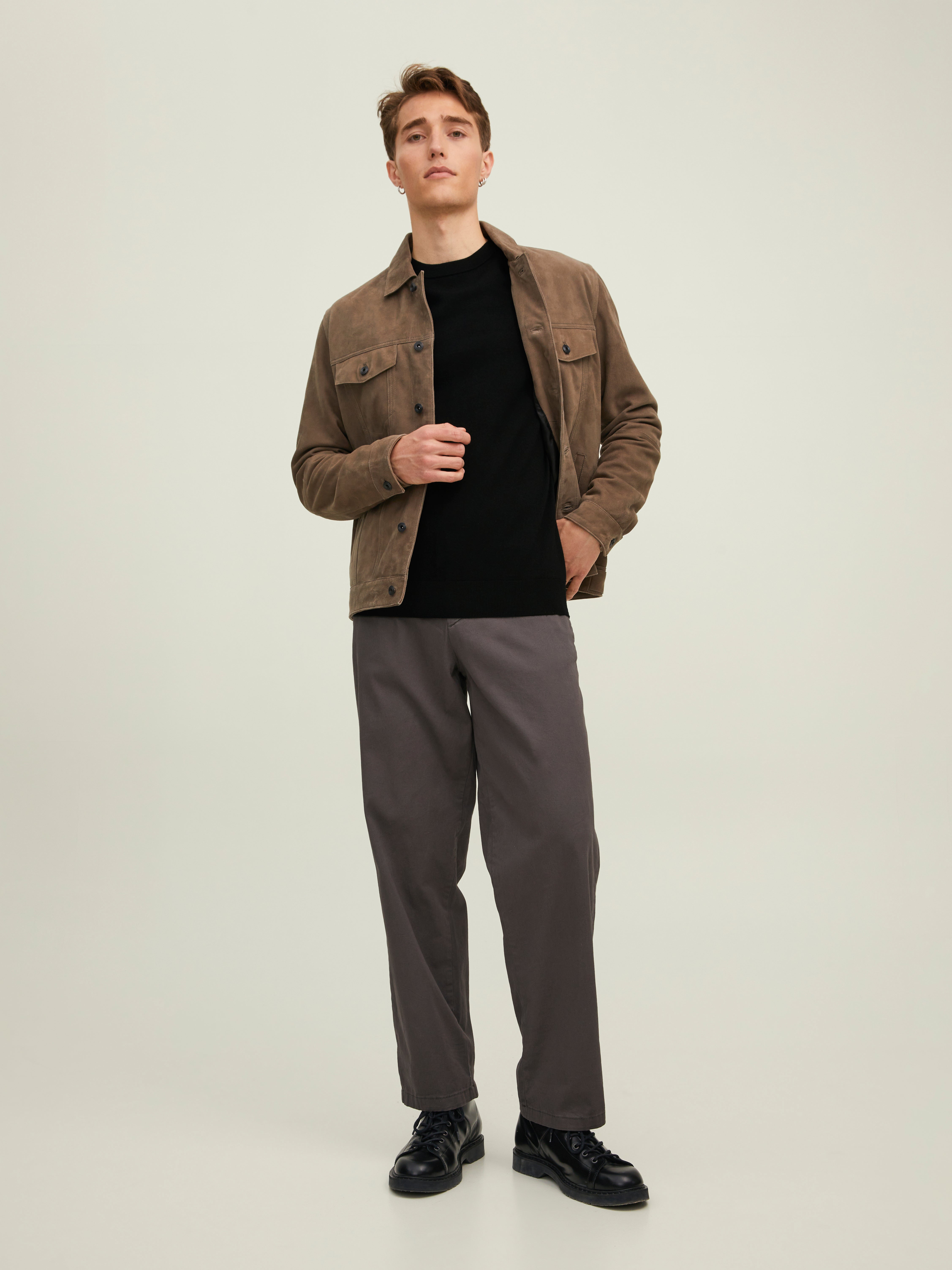 50% Rabatt auf Einfarbig Strickpullover mit Rundhals | Jack & Jones®