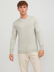 Jack & Jones Ensfarvet Striktrøje -Pure Cashmere - 12216817