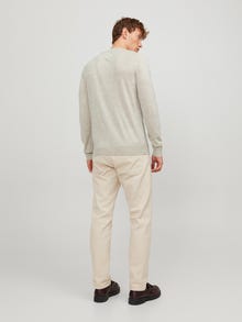 Jack & Jones Ensfarvet Striktrøje -Pure Cashmere - 12216817