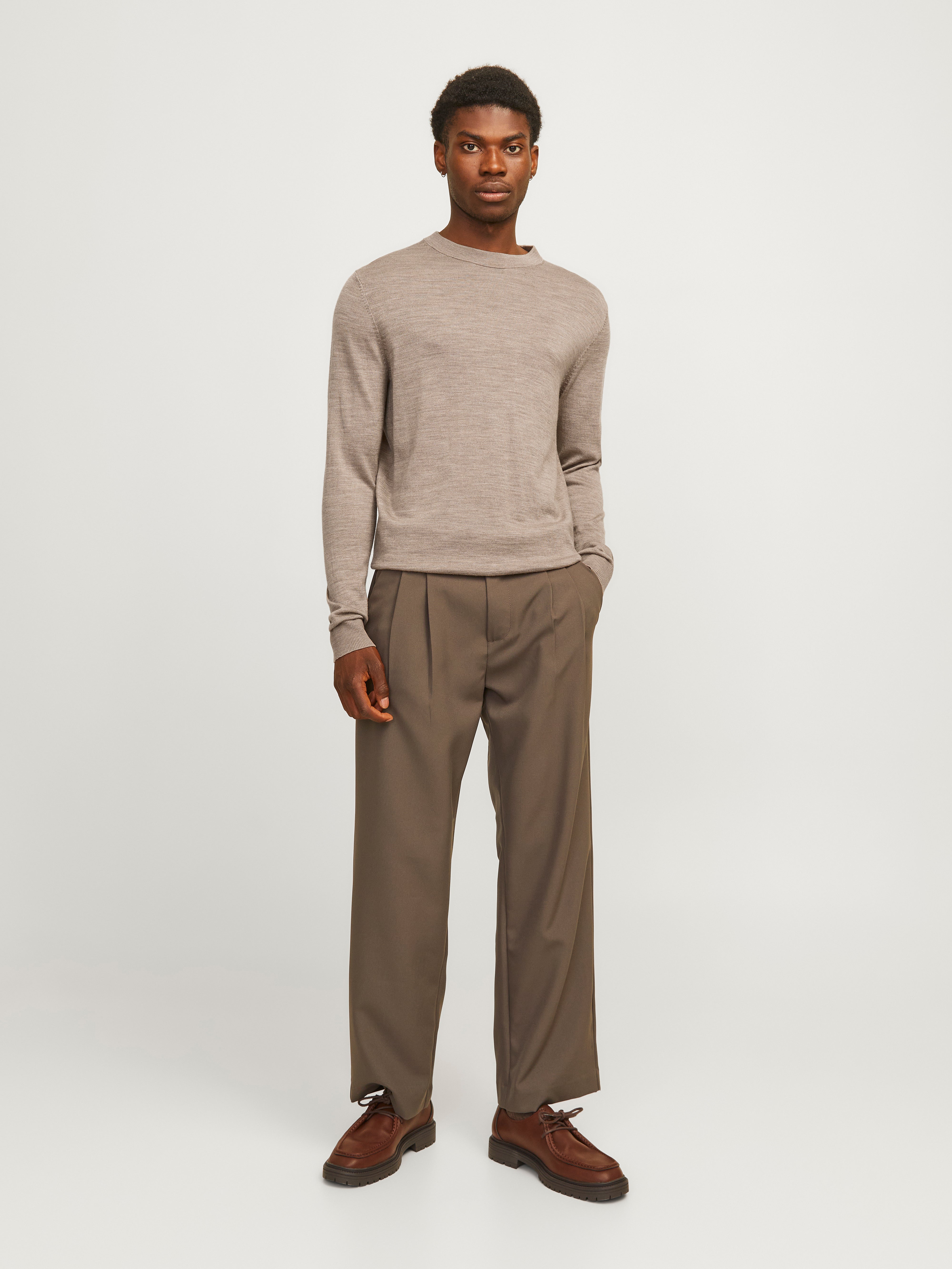 Thumbnail - Einfarbig Strickpullover