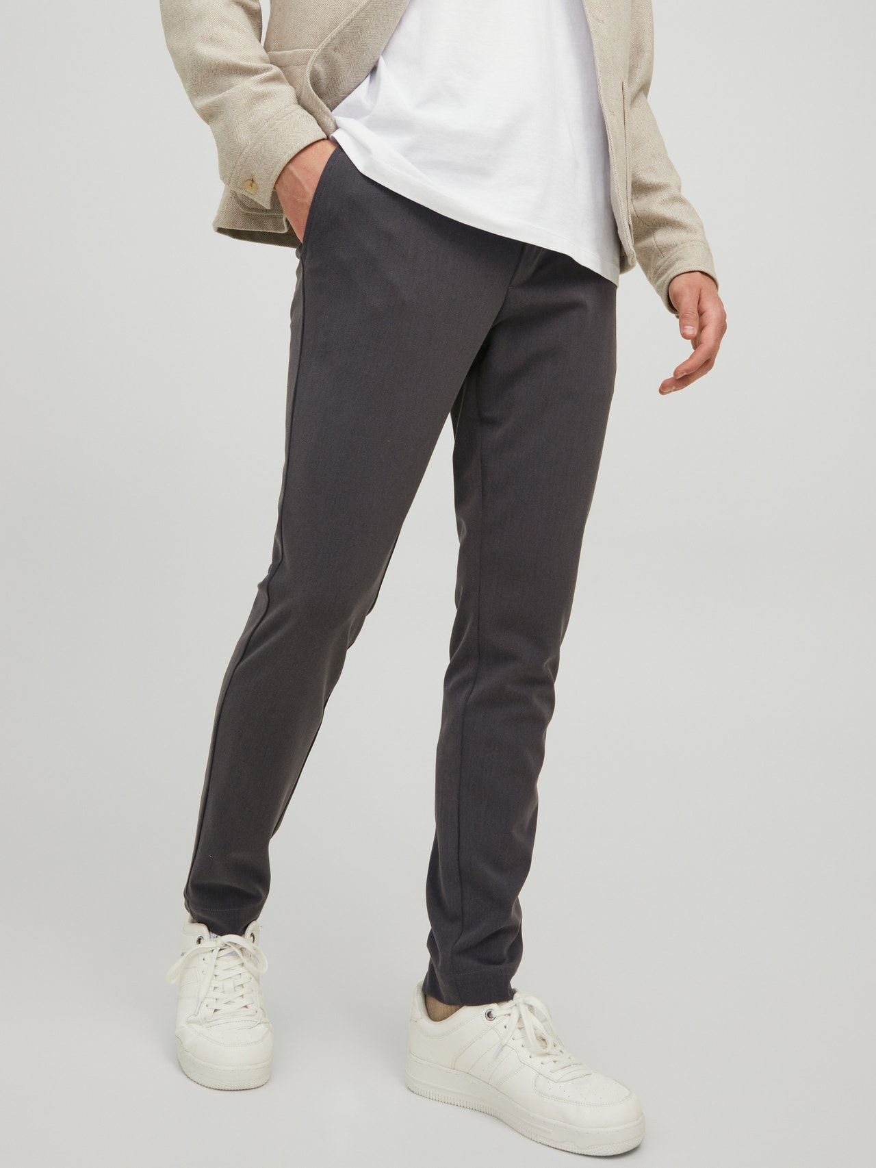 Jack & Jones Regular Fit Chinobroek -Dark Grey - 12216821