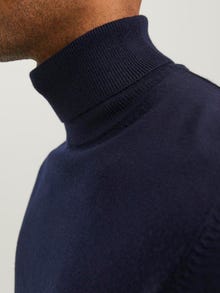 Jack & Jones Plain Turtleneck -Maritime Blue - 12216829