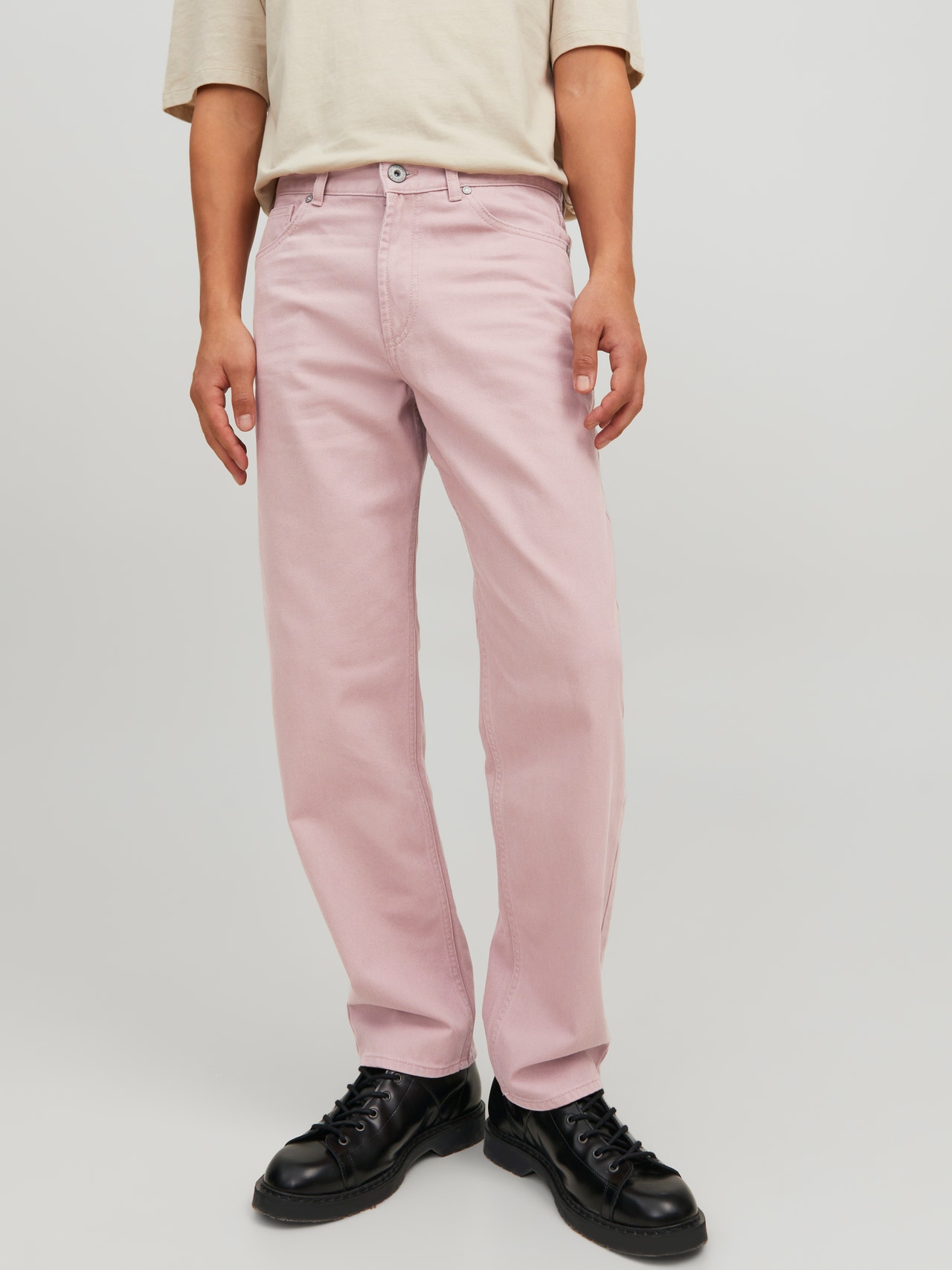Jack & Jones Regular Fit 5-pocket trousers -Deauville Mauve - 12216976