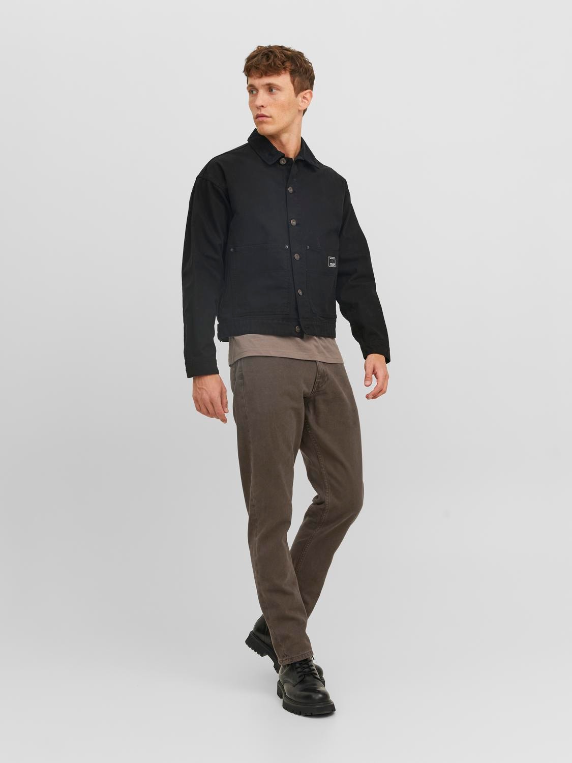 Jack & Jones Regular Fit 5-pocket trousers -Chocolate Brown - 12216976