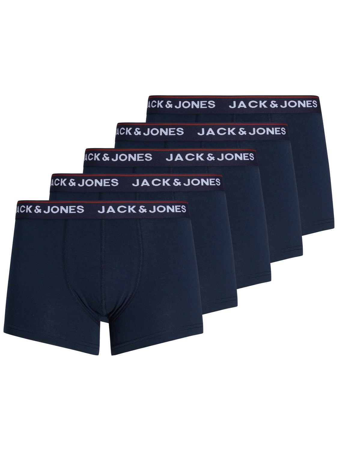 Jack & Jones 5-pack Trunks -Navy Blazer - 12217070