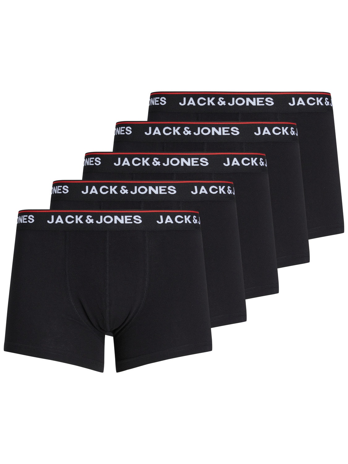 Jack & Jones 5-συσκευασία Κοντό παντελόνι -Black - 12217070
