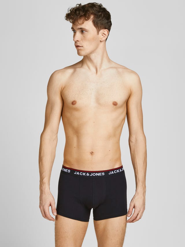 Jack & Jones 5 pack logo tennis socks in white & black Jack & Jones 5 pack logo tennis socks in white & black