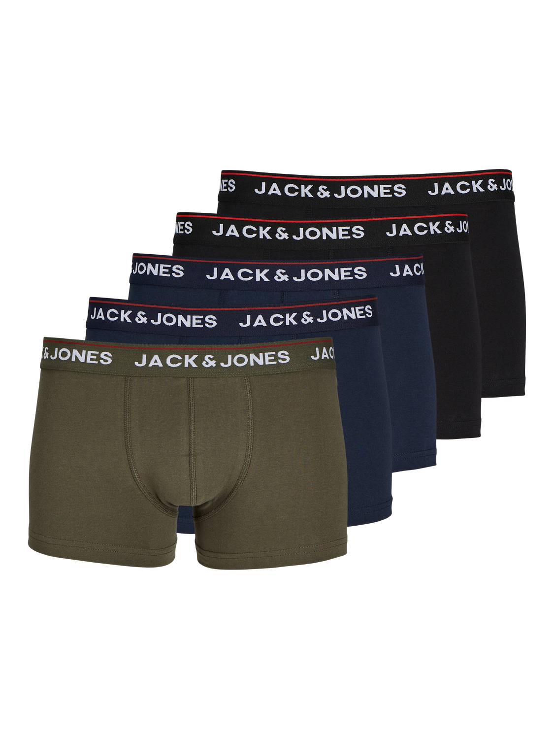 Jack & Jones 5-pack Boxershorts -Forest Night - 12217070