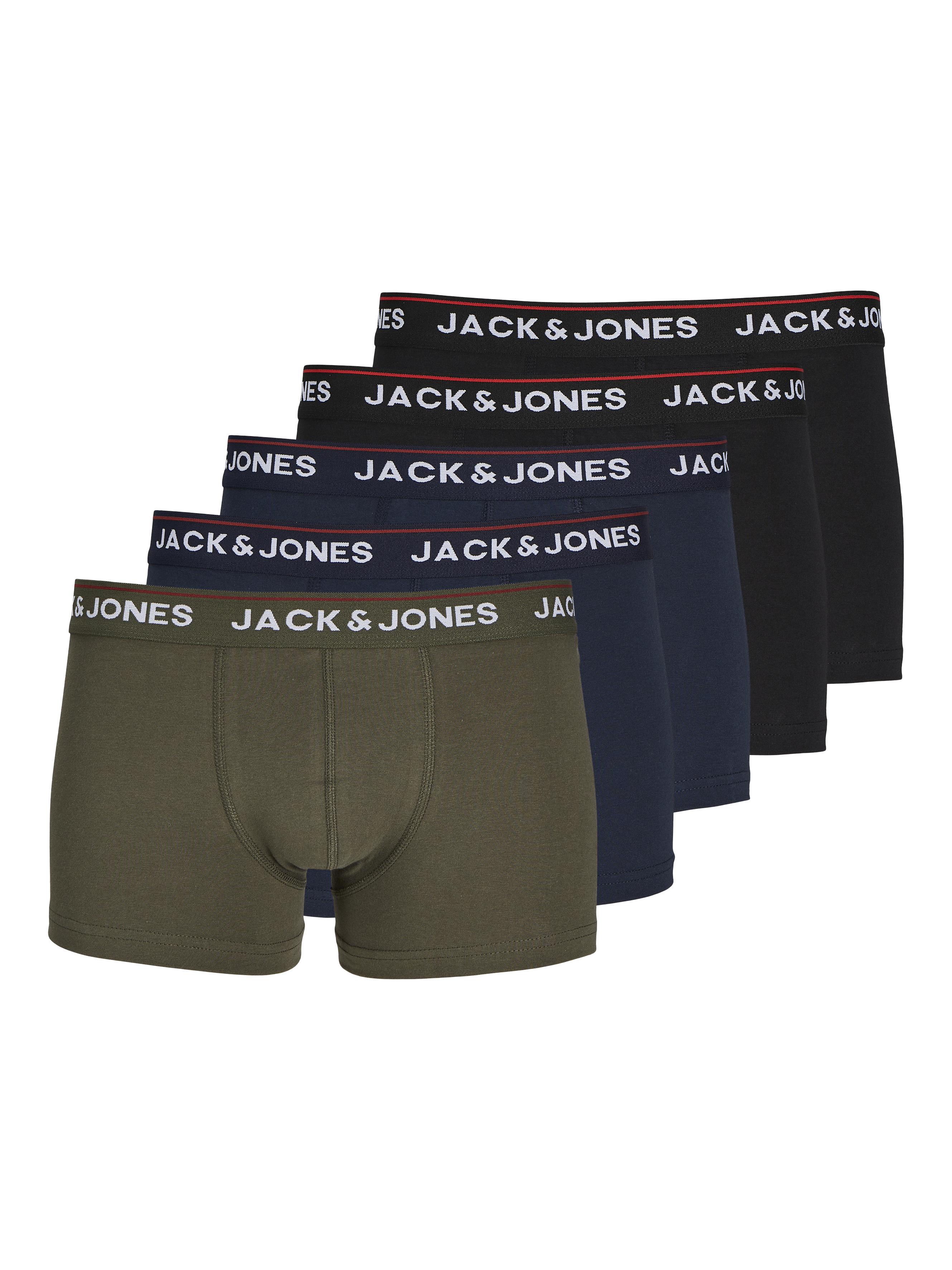 Jack & Jones JACBASIC TRUNKS 7 PACK - Boxershort - black/zwart Jack & Jones JACBASIC TRUNKS 7 PACK - Boxershort - black/zwart