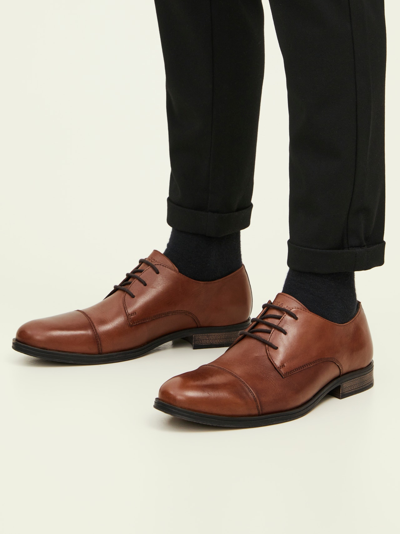 Jack & Jones Leather Dress shoes -Cognac - 12217091