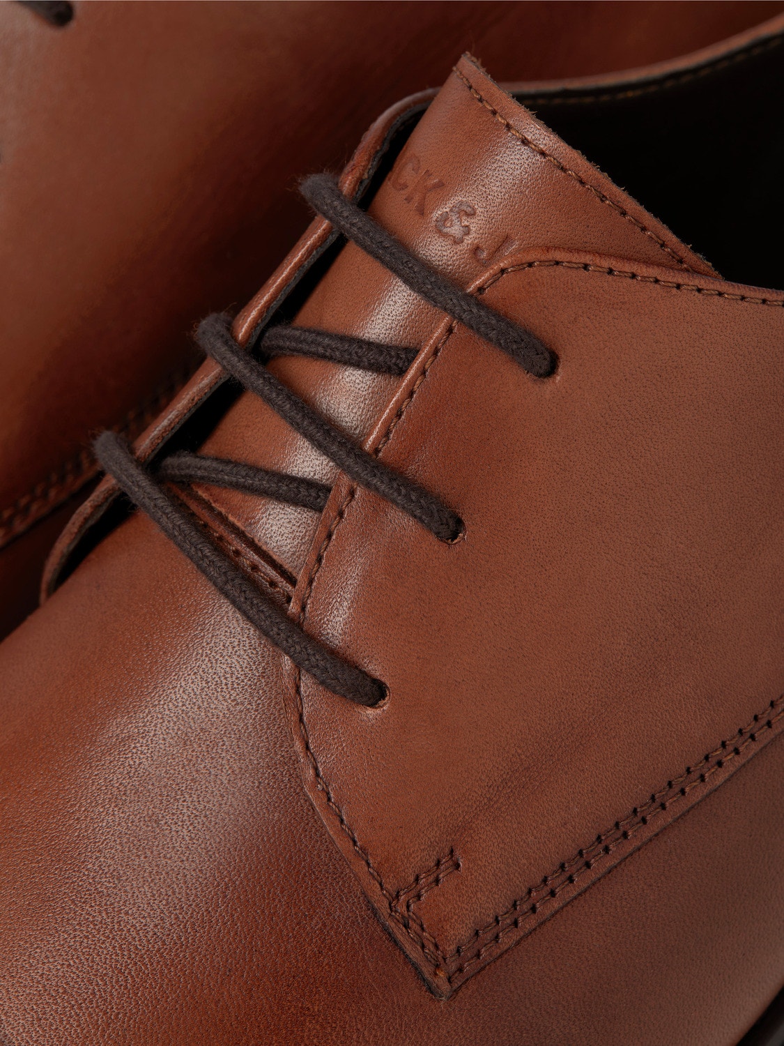 Jack & Jones Leather Ülikonna kingad -Cognac - 12217091