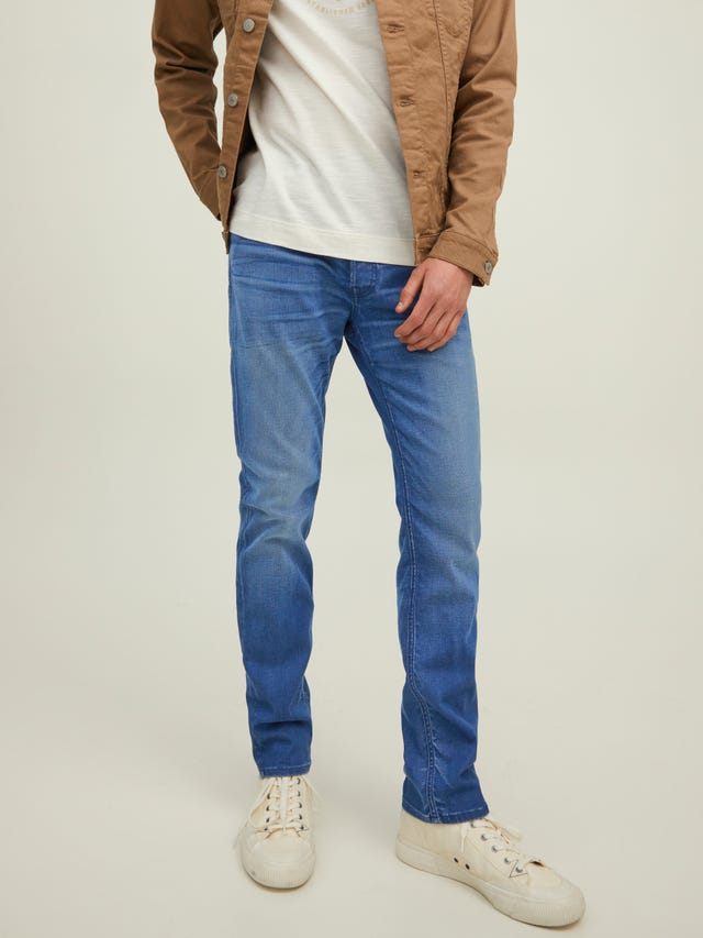 Jack & Jones JJITIM JJOLIVER JOS 419 LID Slim Fit jeans mit geradem Bein - 12217104