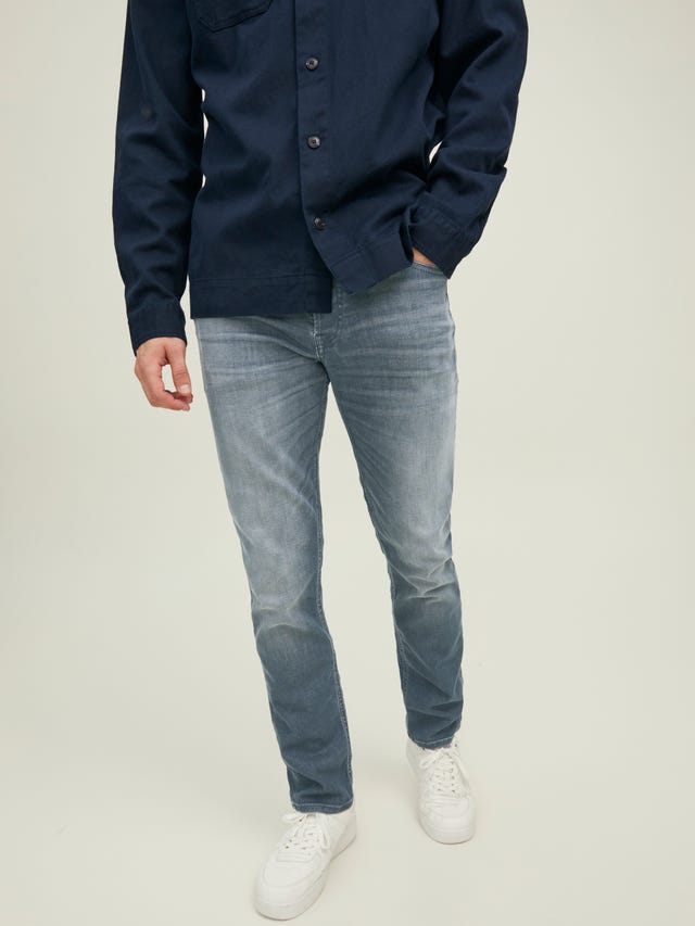 Jack & Jones JJITIM JJOLIVER JOS 319 Slim Fit jeans mit geradem Bein - 12217105