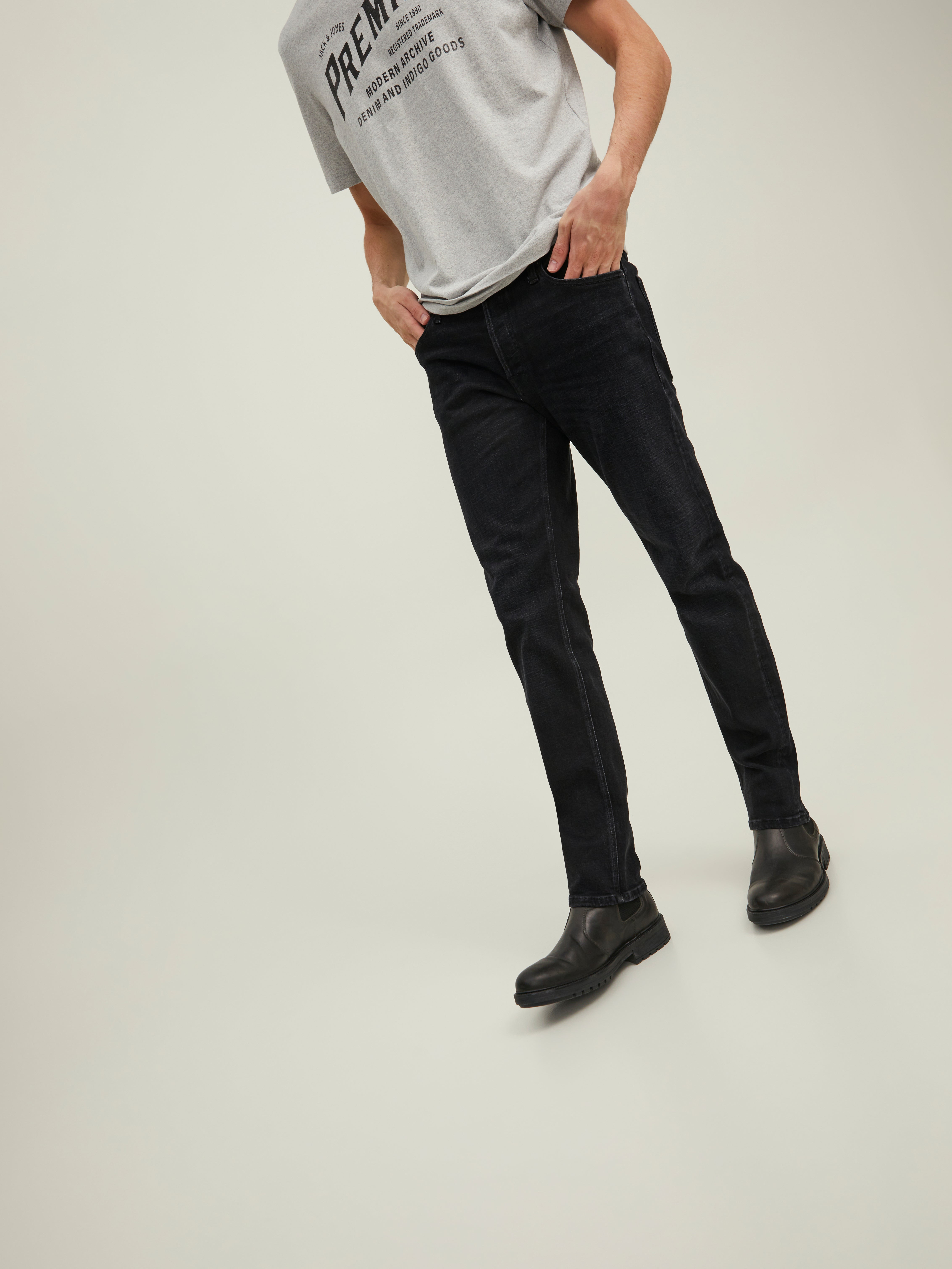 Men Plus Vaqueros Tapered - Black/negro