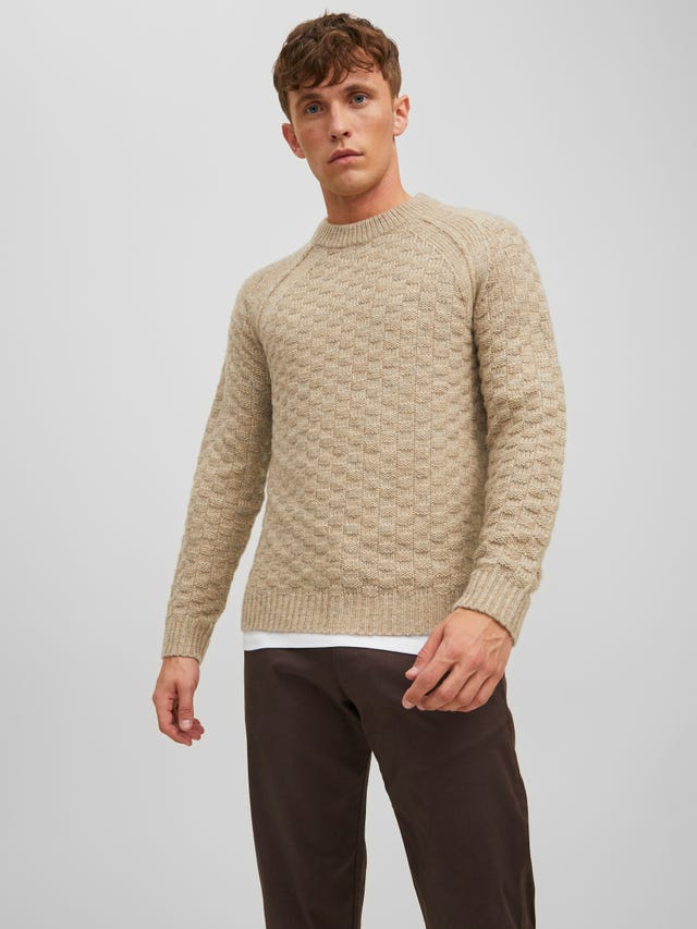 Jack & Jones Plain Crew Neck Jumper - 12217157