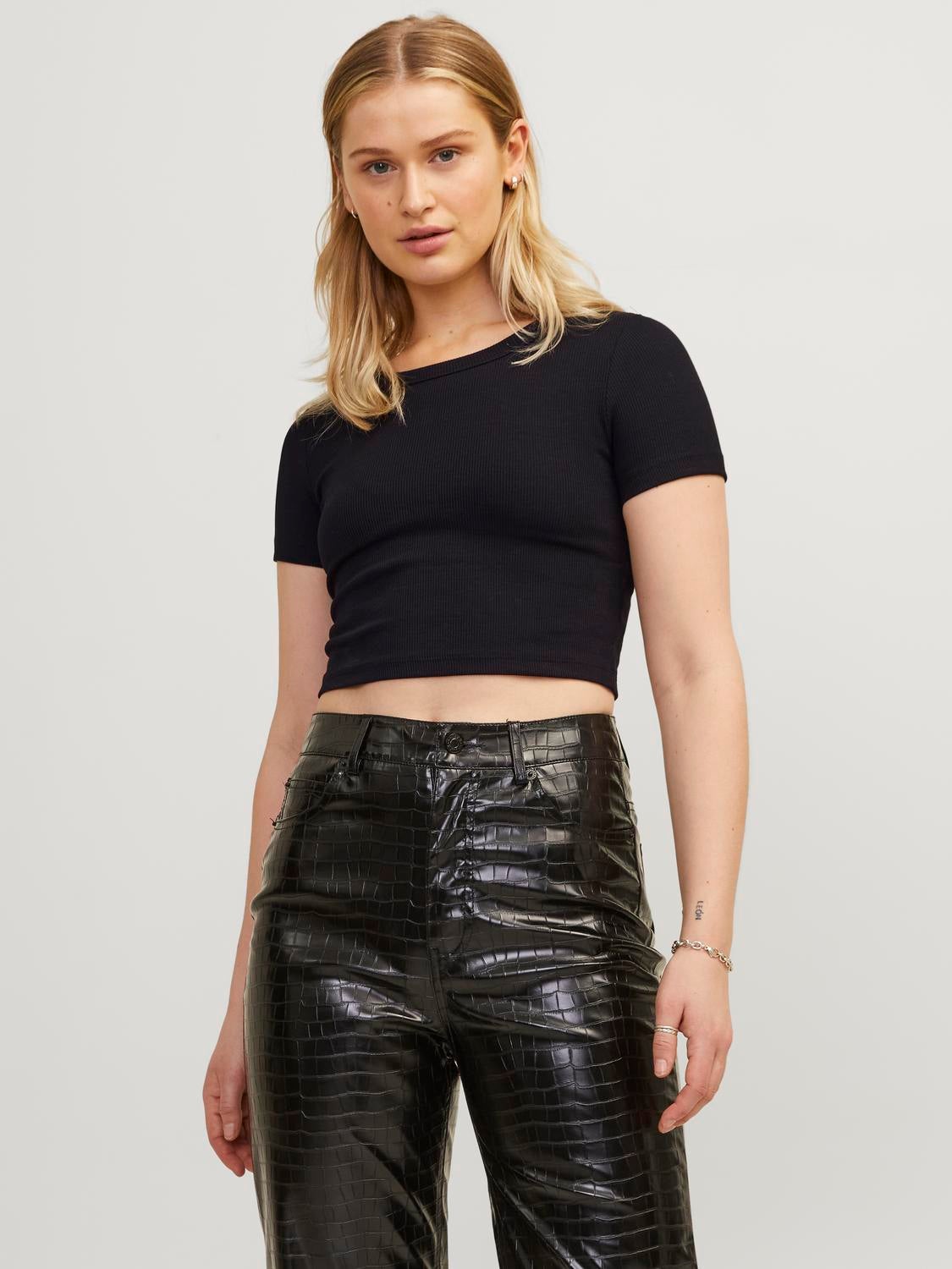 JXMARY Faux leather pants | Black | JJXX®