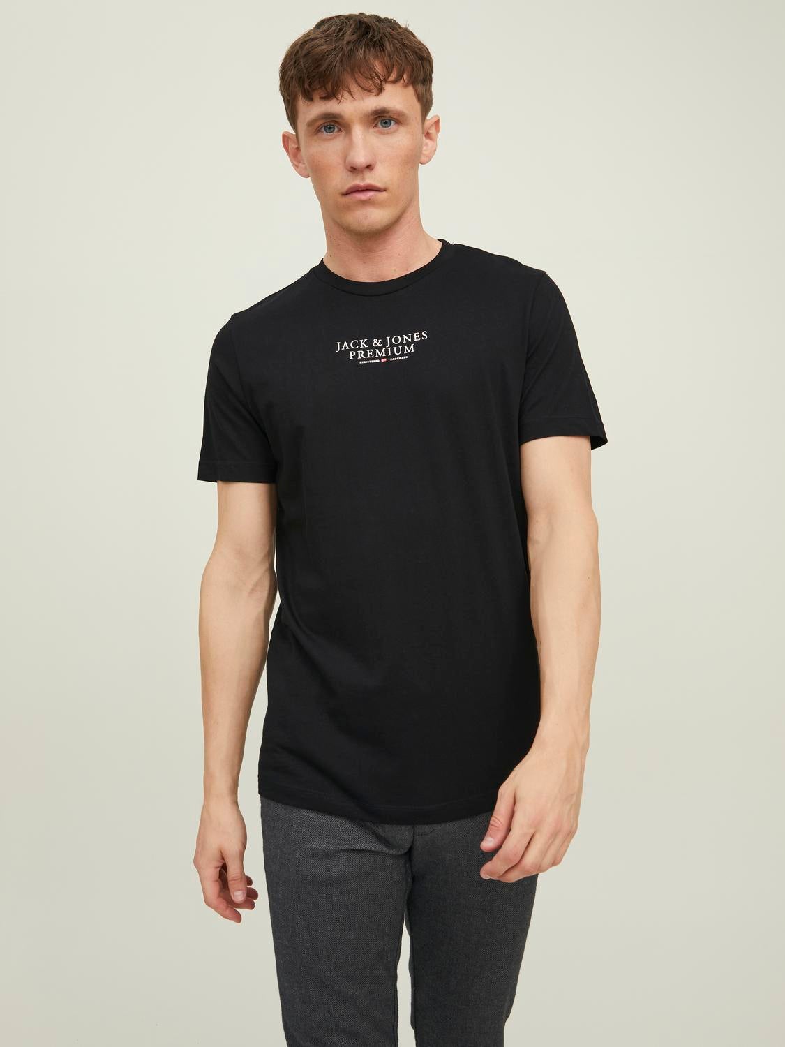 Logo Rundhals T-shirt