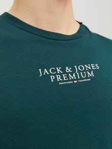 Jack & Jones Logo O-hals T-skjorte -Ponderosa Pine - 12217167
