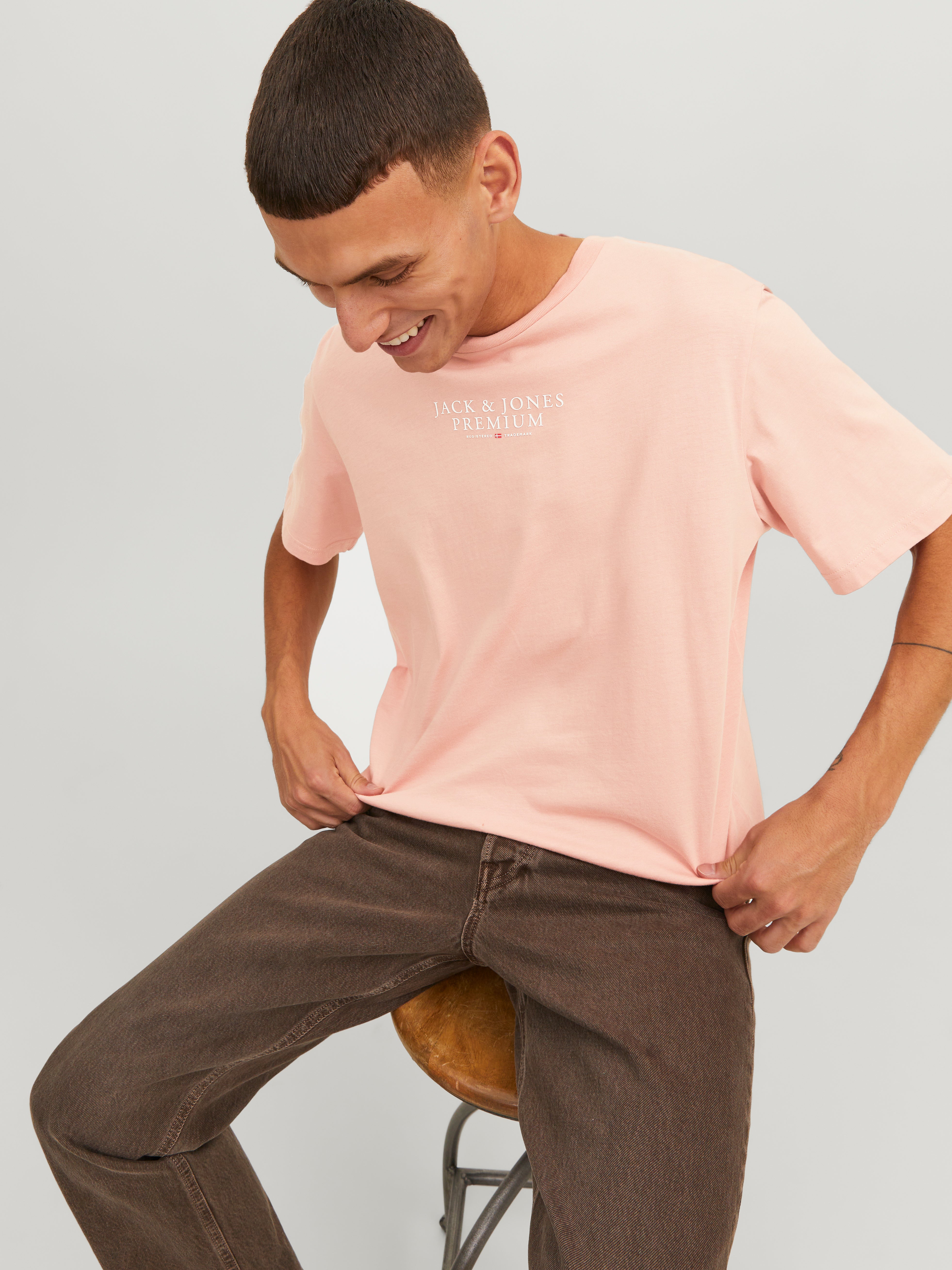 Jack & Jones Logo Crew neck T-shirt - 12217167