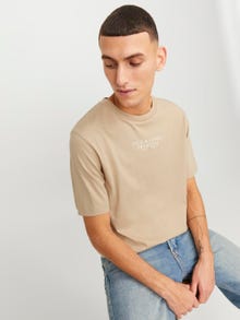 Jack & Jones T-shirt Con logo Girocollo -Fields Of Rye - 12217167