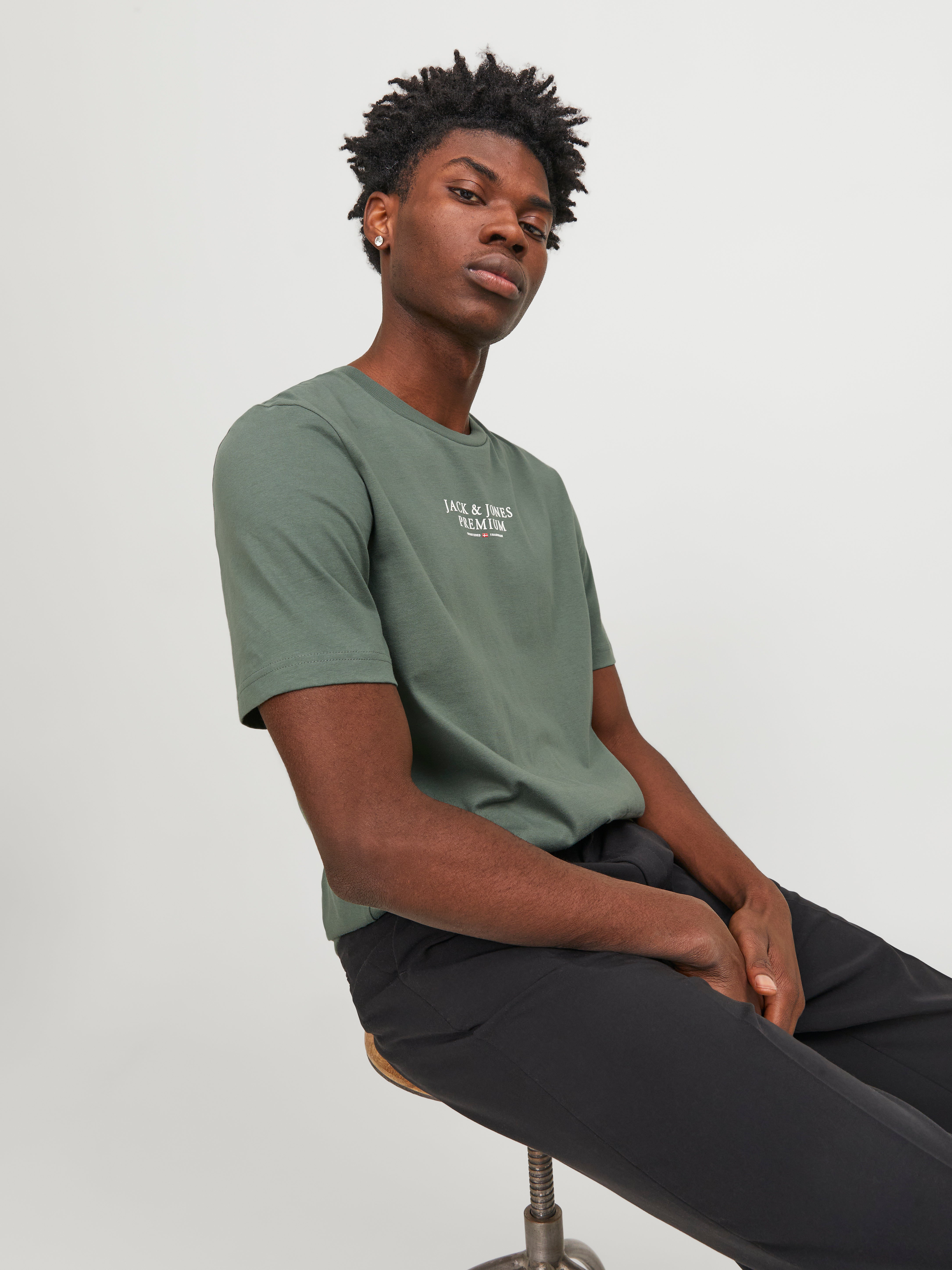 Jack & Jones Logo Crew neck T-shirt - 12217167