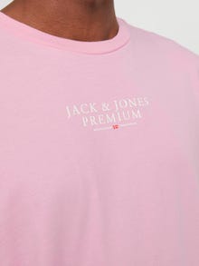 Jack & Jones Logo Ronde hals T-shirt -Prism Pink - 12217167