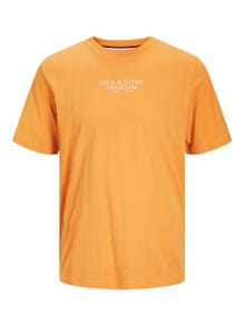 Jack & Jones Logo Crew neck T-shirt -Nugget - 12217167