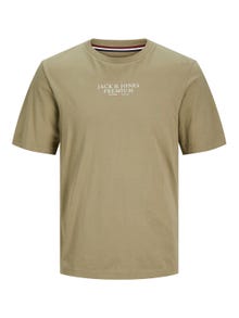 Jack & Jones Logo O-hals T-skjorte -Aloe - 12217167