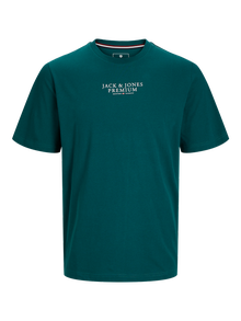 Jack & Jones Camiseta Logotipo Cuello redondo -Deep Teal - 12217167