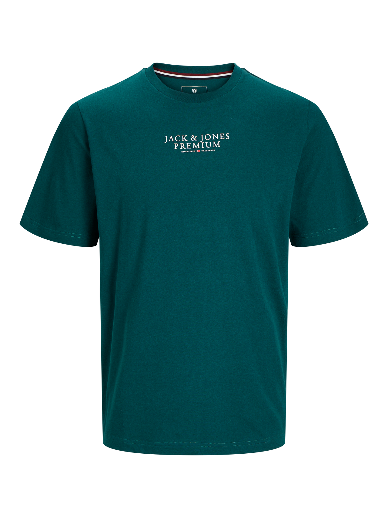 Jack & Jones Logo Crew neck T-shirt -Deep Teal - 12217167