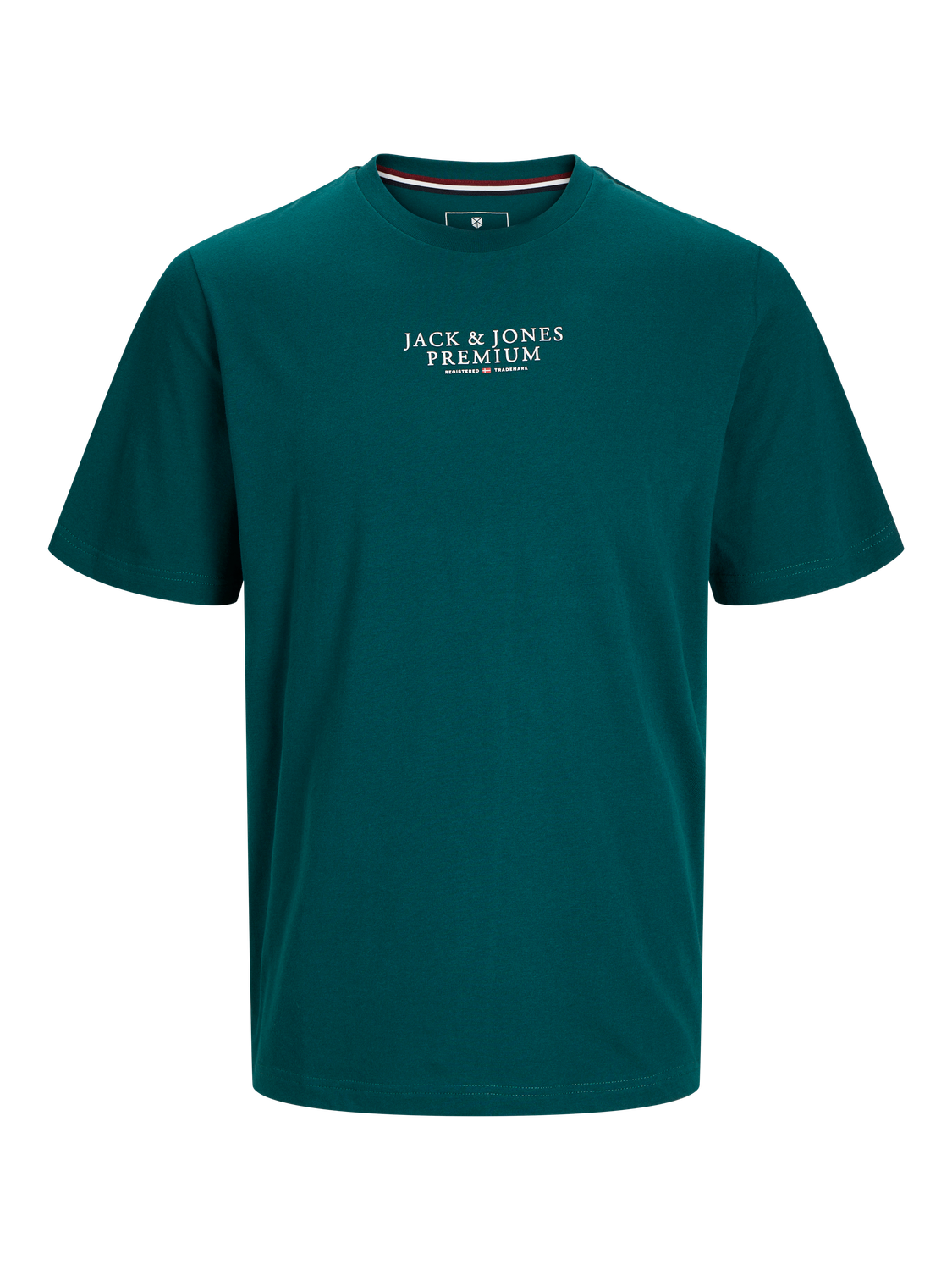 Jack & Jones Logo Pyöreä pääntie T-paita -Deep Teal - 12217167