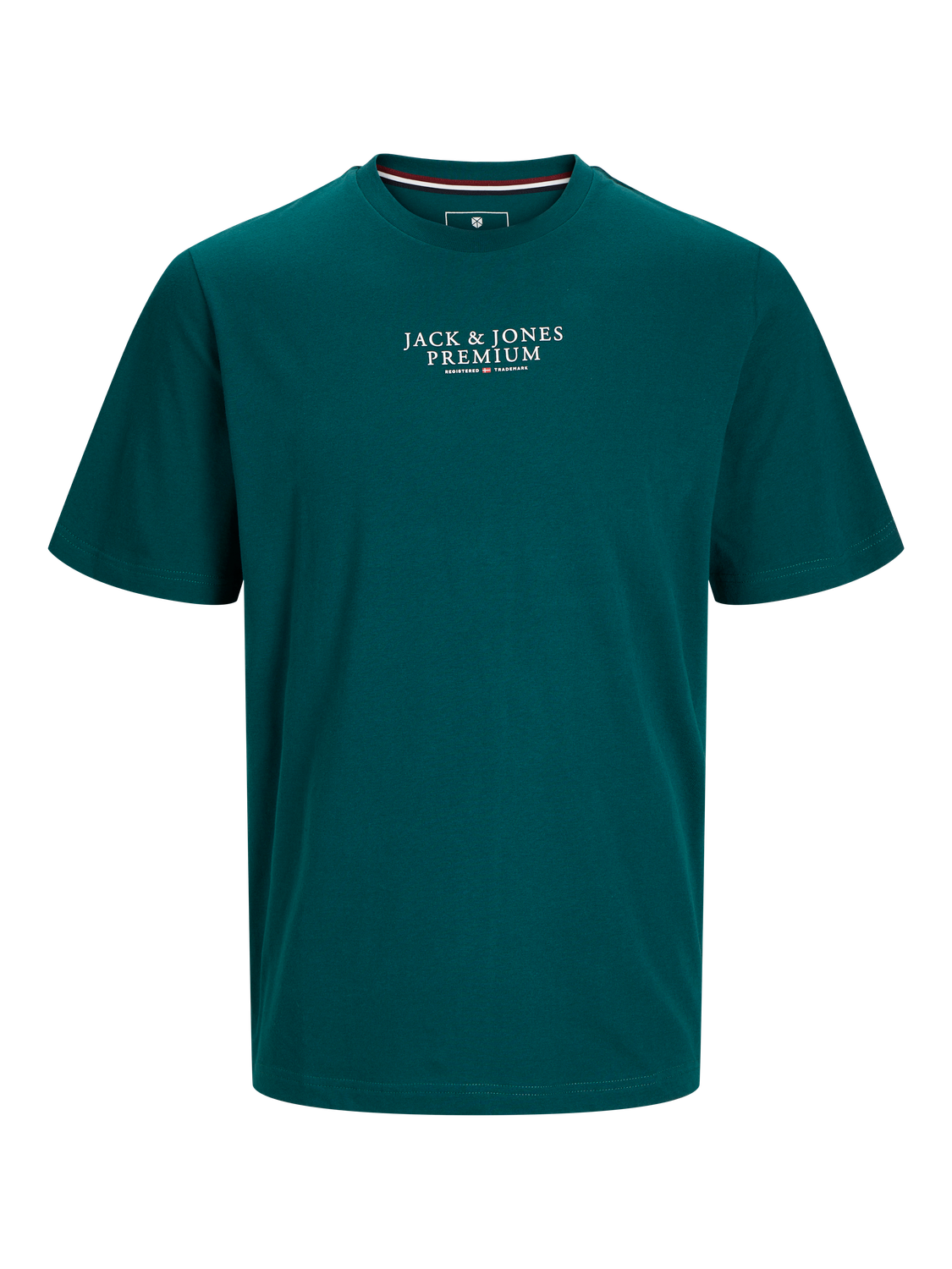 Jack & Jones T-shirt Logo Col rond -Deep Teal - 12217167