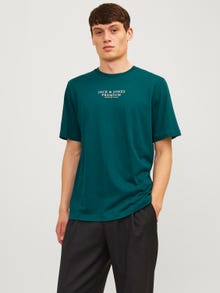 Jack & Jones Camiseta Logotipo Cuello redondo -Deep Teal - 12217167