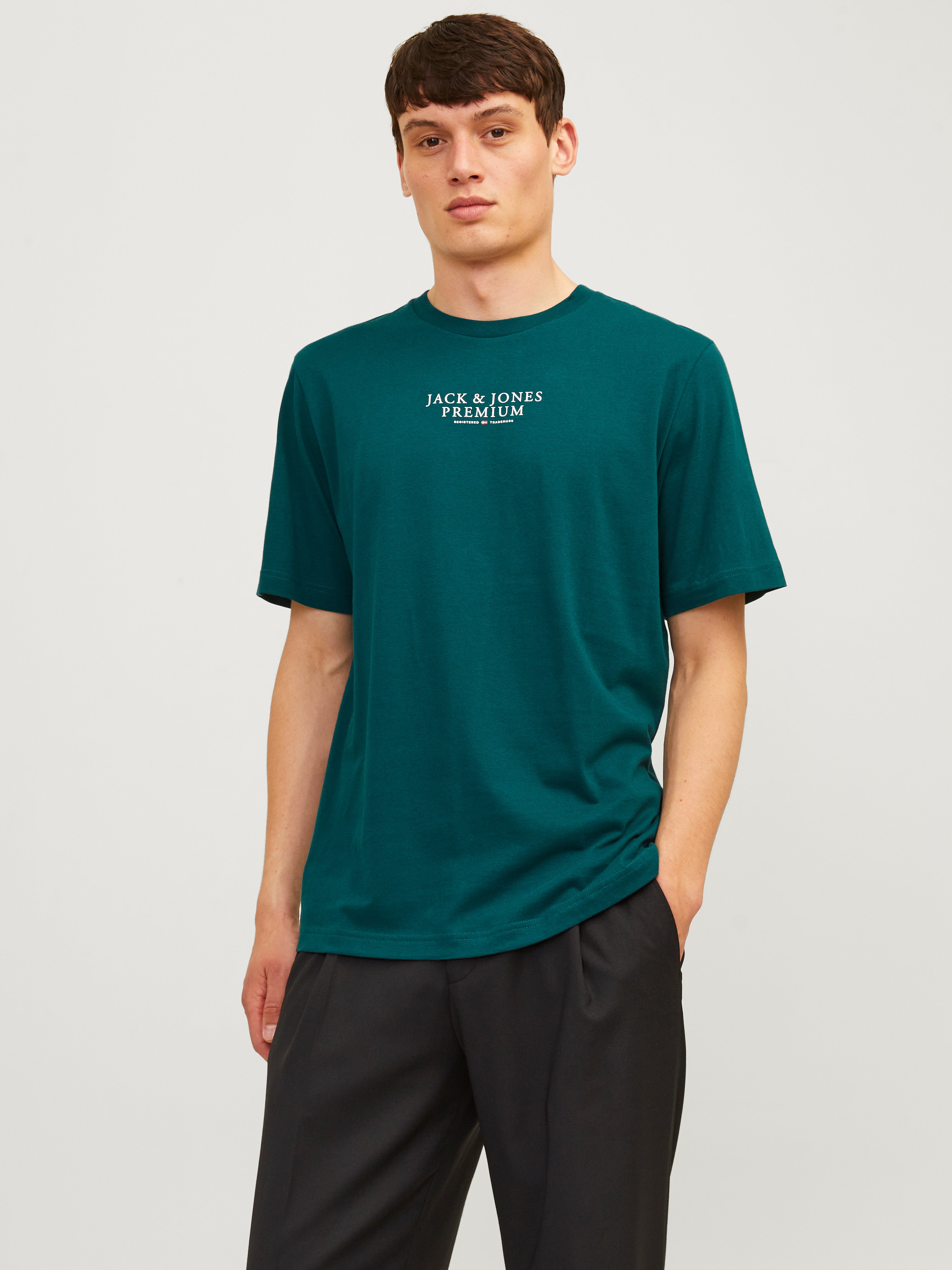 Jack & Jones Nyomott mintás Környak Trikó - 12217167