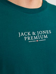 Jack & Jones Logo Ronde hals T-shirt -Deep Teal - 12217167