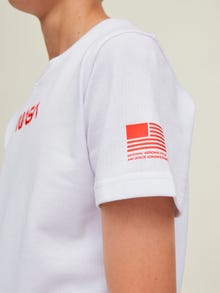 Jack & Jones Gedruckt T-shirt Für jungs -White - 12217275