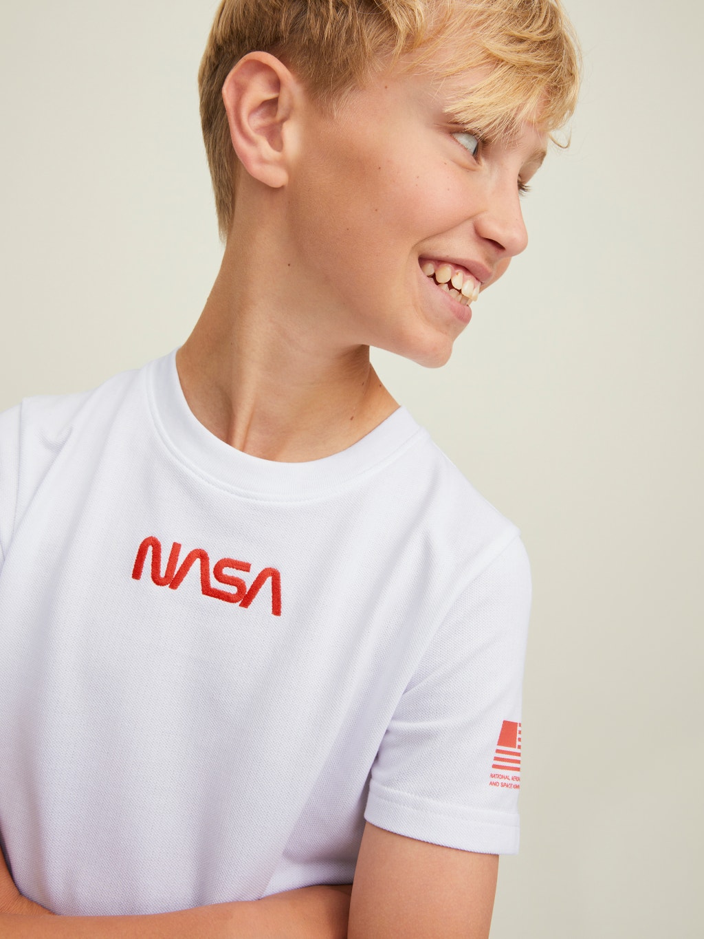 Aleta Magistrado Volcánico Para niños, con logotipo de NASA Camiseta con 50% de descuento | Jack &  Jones®