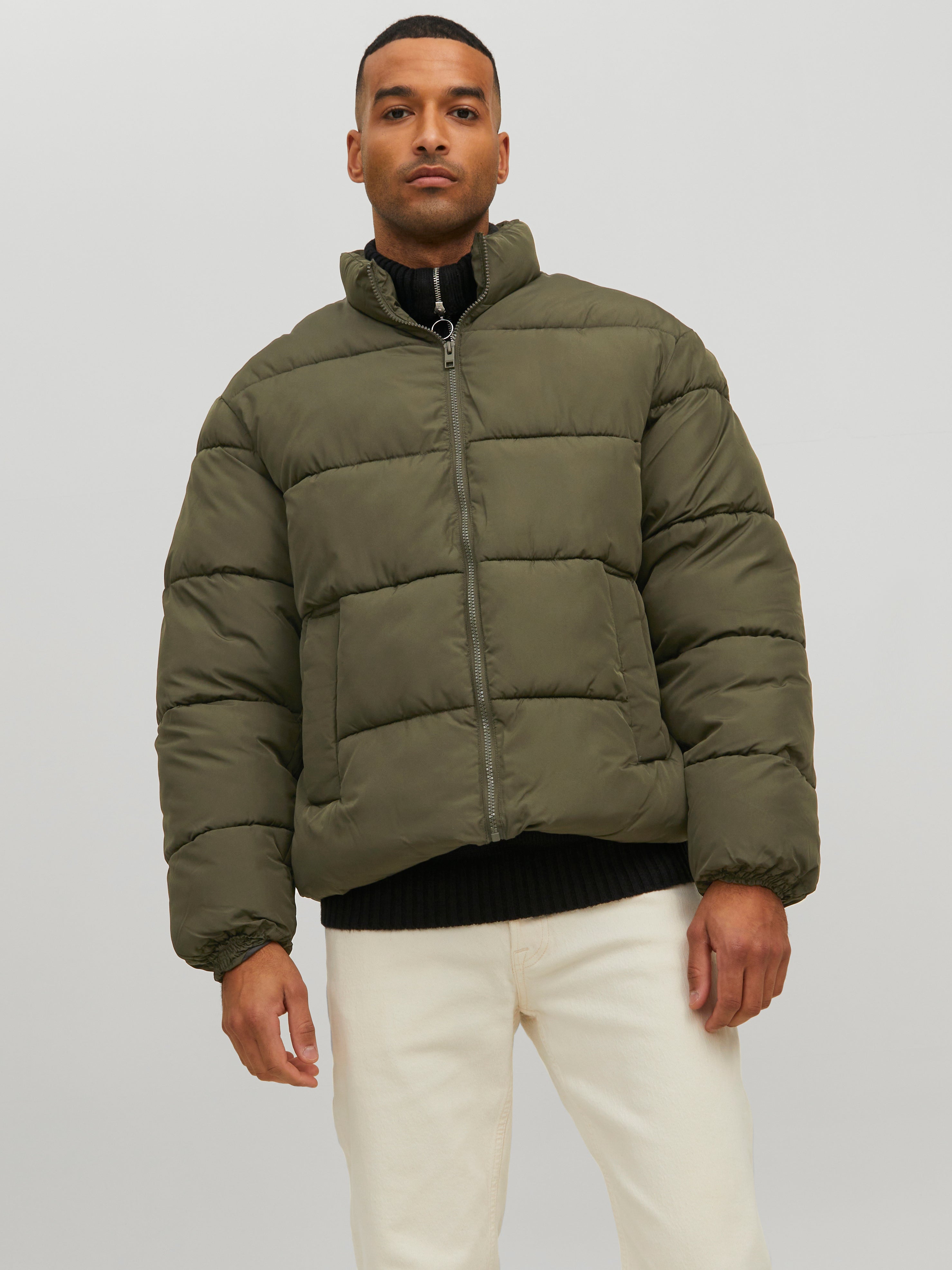 Men's Puffer Jackets & Coats | With Hood & Without | JACK & JONES