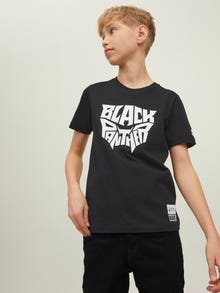 Jack & Jones Printed T-shirt For boys -Black - 12217772