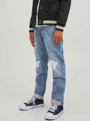 Jeans Pour Garçon Jack & Jones Junior - Coupe Classique - Tissu Denim De Qualité