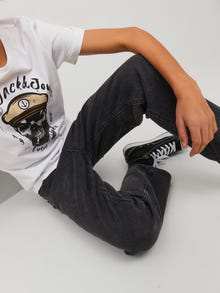 Jack & Jones JJICHRIS JJORIGINAL NA 823 Relaxed Fit Jeans Junior -Black Denim - 12217782