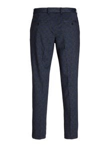 Jack & Jones Wide Fit Plátěné kalhoty Chino -Navy Blazer - 12217809