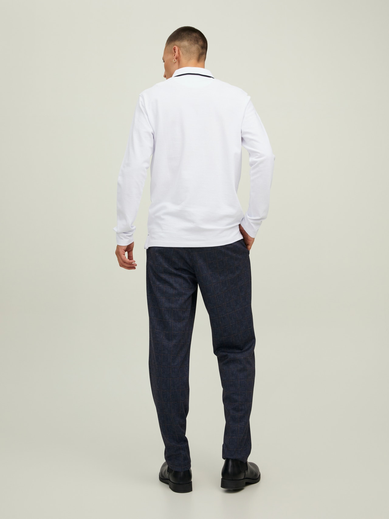 Jack & Jones Pantalon chino Wide Fit -Navy Blazer - 12217809